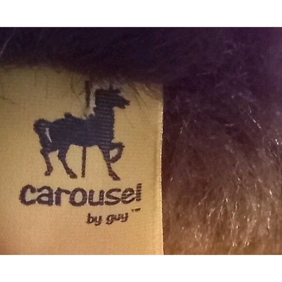 Carousel By Guy Plush Brown Grizzly Bear Vintage 18” Teddy - Cabin Gift 1980s - Picture 7 of 16